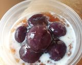 Foto langkah ke 6 dari resep 39. Biji Salak Ubi Ungu Fiber creme Isi Coklat.