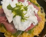 Foto del paso 4 de la receta: Tortilla de pesto & burrata 🤩