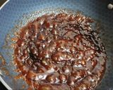A picture of step 2 of Unsidedown apple Cake.
