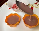 A picture of step 4 of Pomegranate pudding.