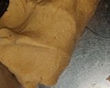 A picture of step 1 of Makka ki roti.