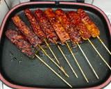 Foto langkah ke 5 dari resep Tempe Bakar Teflon (Sate Tempe).