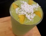 รูปขั้นตอนการทำที่ 3 ของ Green PIÑA COLADA SMOOTHIE💚🥤 สมูทตี้ผักเป็ดพีนาโคลาด้า🍍🥥