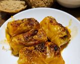 A picture of step 7 of Sauerkraut Sarma.