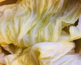 A picture of step 4 of Cabbage rolls and veggies.