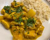 Kókuszos ananászos csirke curry recept fázis 11 fotója