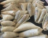 صورة لخطوة 14 من وصفة سمبوسة باللحم المفروم والبطاطس بطريقتي(للفريز)