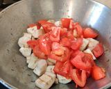 A picture of step 1 of Kerala Style Raw Banana Curry.