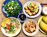 Hình bước làm 4 của món Đậu Hủ Tẩm Tỏi Tây Ngày Mưa
