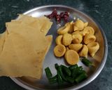 পাঁপড়ের সবজি (papad sabji recipe in Bengali) রেসিপির ধাপ 1 ছবি