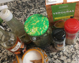 Foto del paso 1 de la receta: Verduras salteadas, salmón y arroz trufado