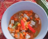 Foto langkah ke 3 dari resep Tumis tahu pelangi.