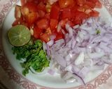 A picture of step 1 of Fried chana chaat ❤️.