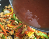 Foto del paso 6 de la receta: “Pollo” agridulce (hecho con soya)