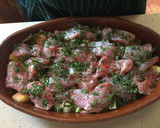 Foto del paso 6 de la receta: Conejo con puerros y melocotón