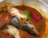 Gambar langkah 3 resipi Ikan patin masak kari tanpa santan.