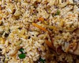 Foto langkah ke 6 dari resep Omlete kimchi fried rice.