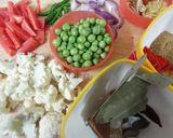 A picture of step 2 of Vegetable Biryani.