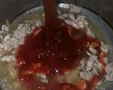 A picture of step 2 of Cheesy pasta.