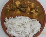 A picture of step 5 of Sindhi kadi.