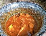 Lapockás körömpörkölt bográcsban recept fázis 6 fotója