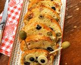 Une image de l'étape 8 de ☆Cake Chenille aux 2 Olives et Lardons☆.