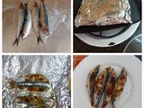 Sardinas a la plancha en papillote