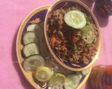 A picture of step 3 of Smoked brown rice.