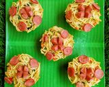 Foto langkah ke 5 dari resep Muffin Mie Gurih.