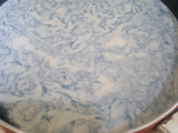 Puding lumut blue pea (bunga telang)