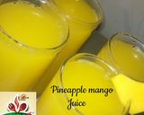 A picture of step 3 of Pineapple mango juice.
