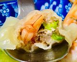 รูปขั้นตอนการทำที่ 6 ของ เกี๊ยวกุ้งดอกขจรหมูสับ-กรรเชียงปู