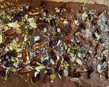 A picture of step 3 of Hippie chocolate bark.