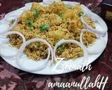 A picture of step 5 of Aloo Dum Biryani.