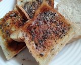 A picture of step 3 of Toast Bread with Chia Seeds toppings.