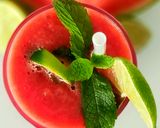 Une image de l'étape 1 de Smoothie de pastèque façon Mojito.