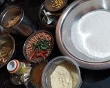 A picture of step 1 of Poha or avalakki gojju.
