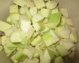 Foto del paso 1 de la receta Puré de soja verde, calabacín blanco y  Agua de Mar