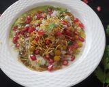 A picture of step 8 of Aloo Matar Tikki Chaat.