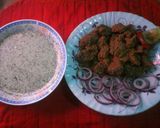 A picture of step 4 of Kakori kabab.