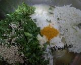 A picture of step 2 of Greens Muthiyas.