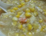 A picture of step 5 of Fresh Shrimp Corn Fish Maw Soup 鮮蝦粟米魚肚羹.