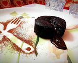A picture of step 6 of Choco-lava Cake.