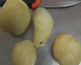 A picture of step 1 of Falahari aloo.