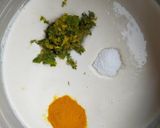 A picture of step 2 of Khatta Dhokla.
