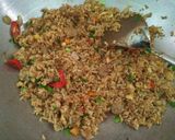 Foto langkah ke 9 dari resep Nasi Goreng Bakso Pedas Simple ❤❤.
