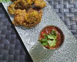 A picture of step 4 of Mong Daal Wara.