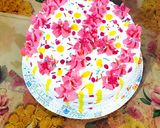 عکس مرحله 3 از دستور 🎂کیک تولد خودم🎂با فیلینگ مارمالاد پرتقال🍊