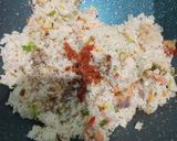 Foto langkah ke 3 dari resep Nasi Goreng Telur dan Udang.