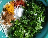 A picture of step 3 of Poha Pakoda.